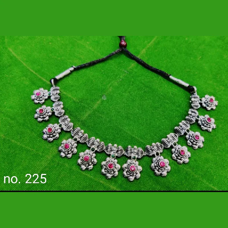 Manisha Jewellery Oxidised Choker Necklace Set