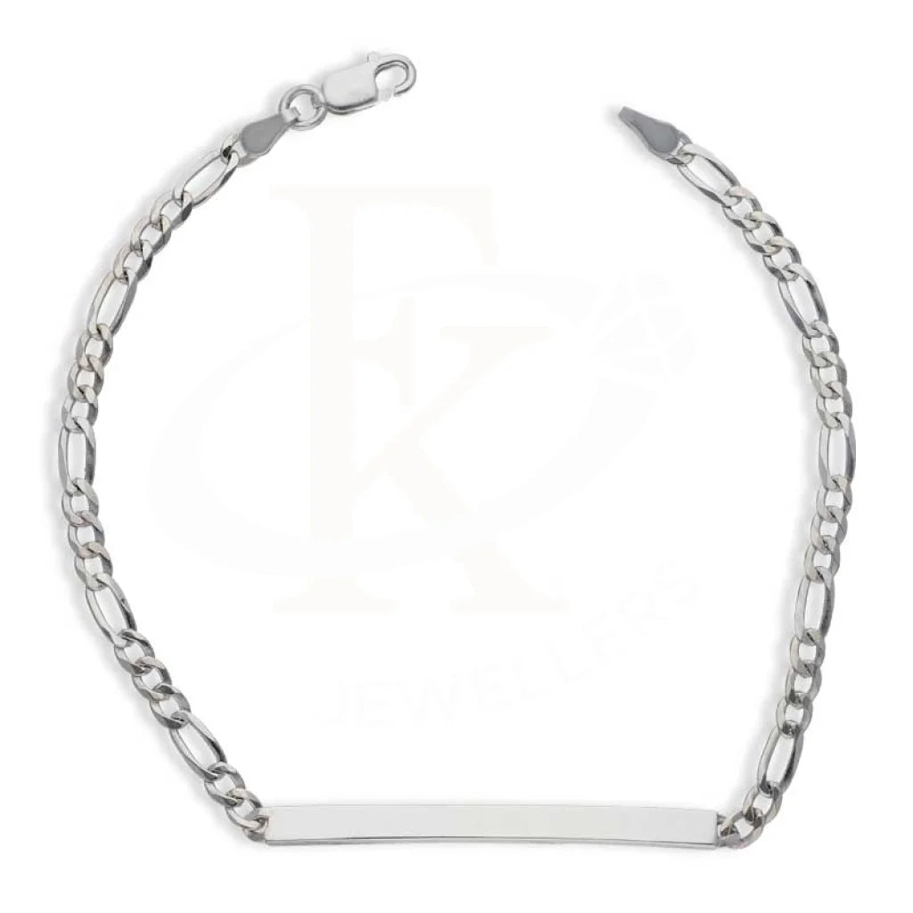 Sterling Silver 925 Men's Figaro Bracelet - FKJBRLSL2867