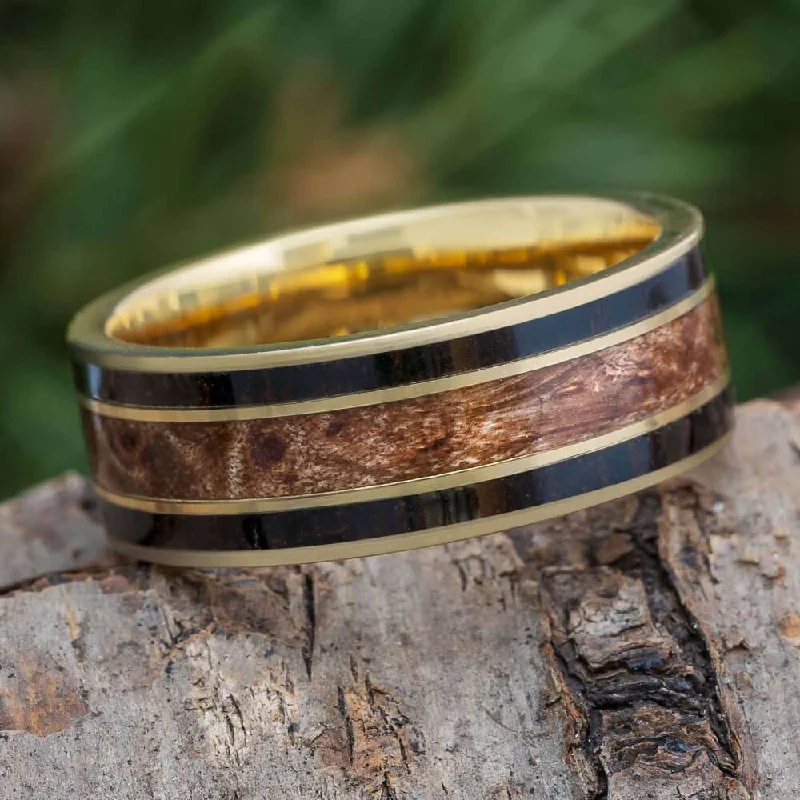 Men's Wood Wedding Band