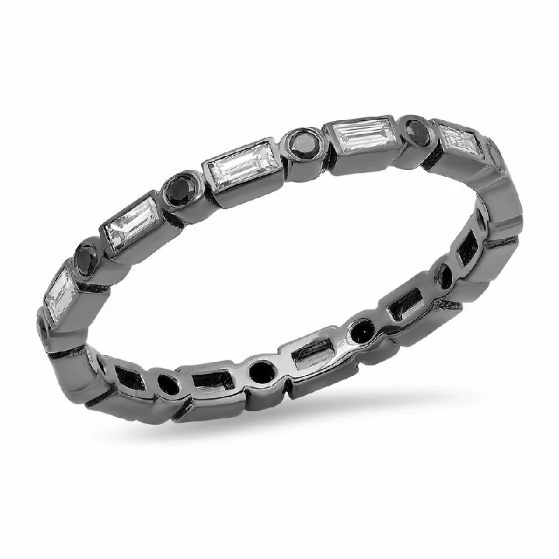 Baguette Bezel Eternity Band