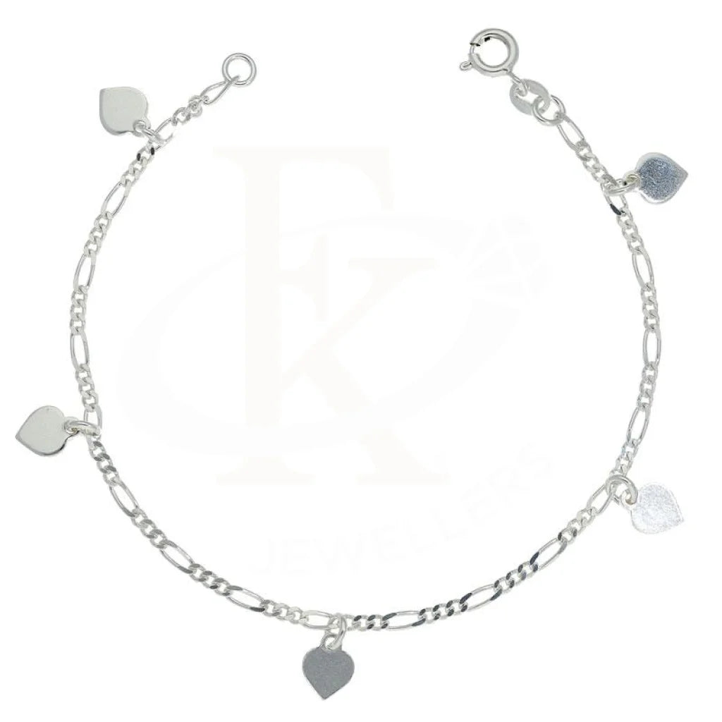 Sterling Silver 925 Hearts Bracelet - FKJBRL2093