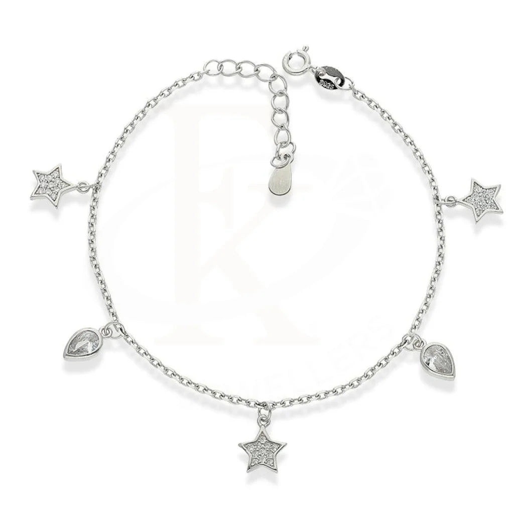 Sterling Silver 925 Star Bracelet - FKJBRLSL2340