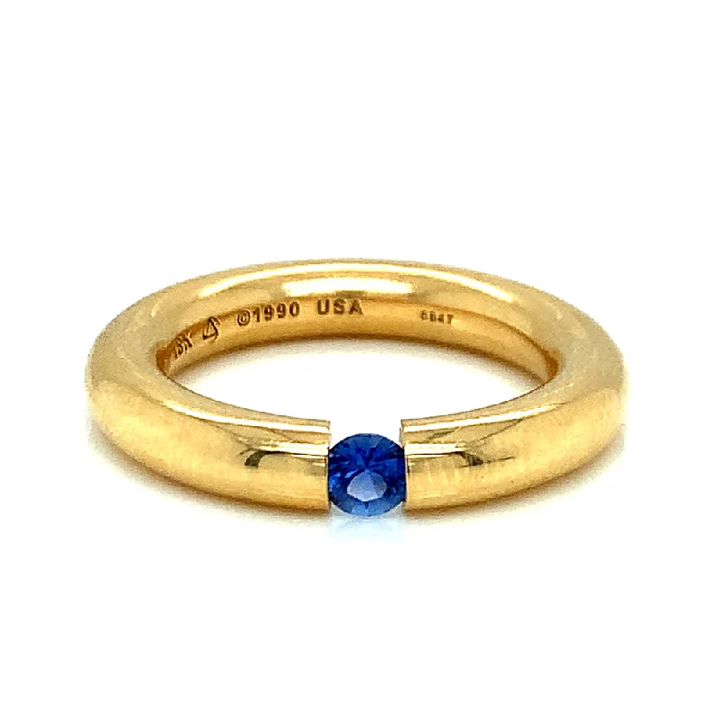 Montana Yogo Sapphire Tension Ring