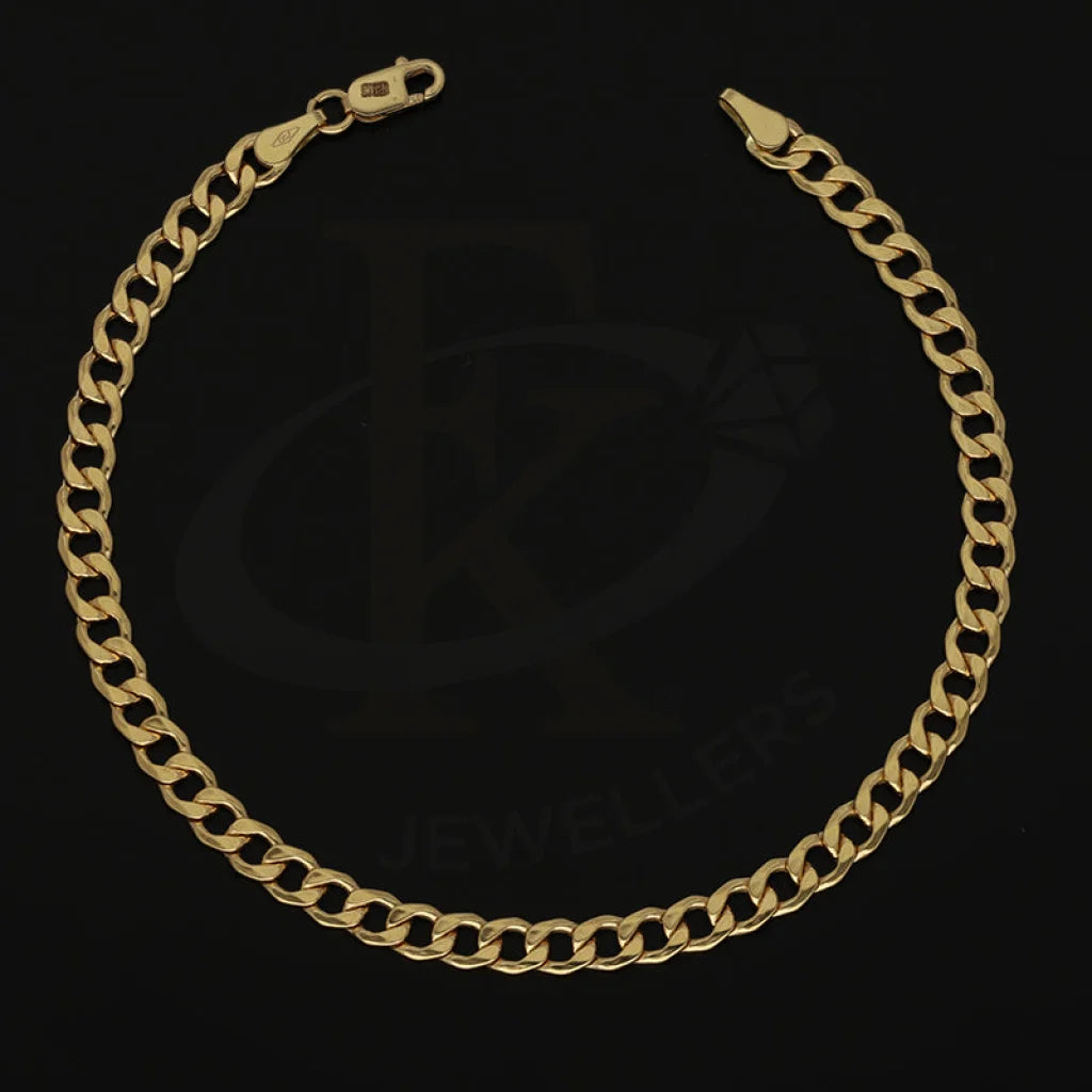 Gold Curb Bracelet 18KT - FKJBRL18K5199