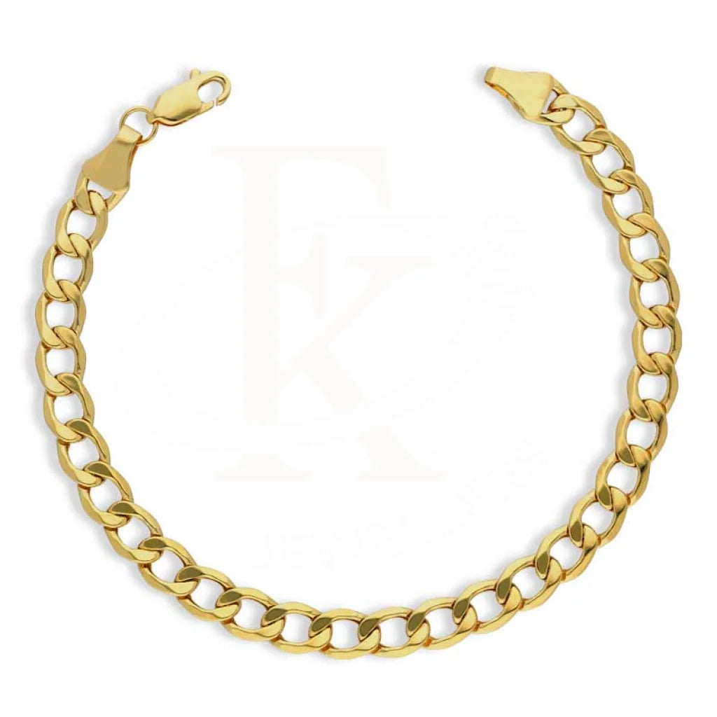 Gold Curb Bracelet 18KT - FKJBRL18K2934