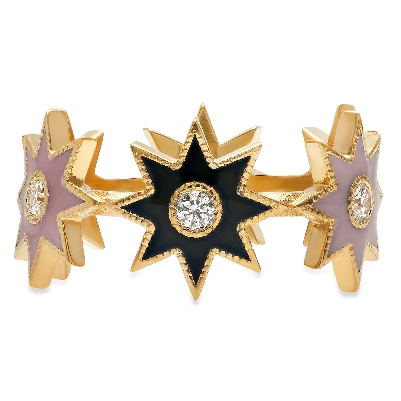 Twinkle Enamel Star Ring