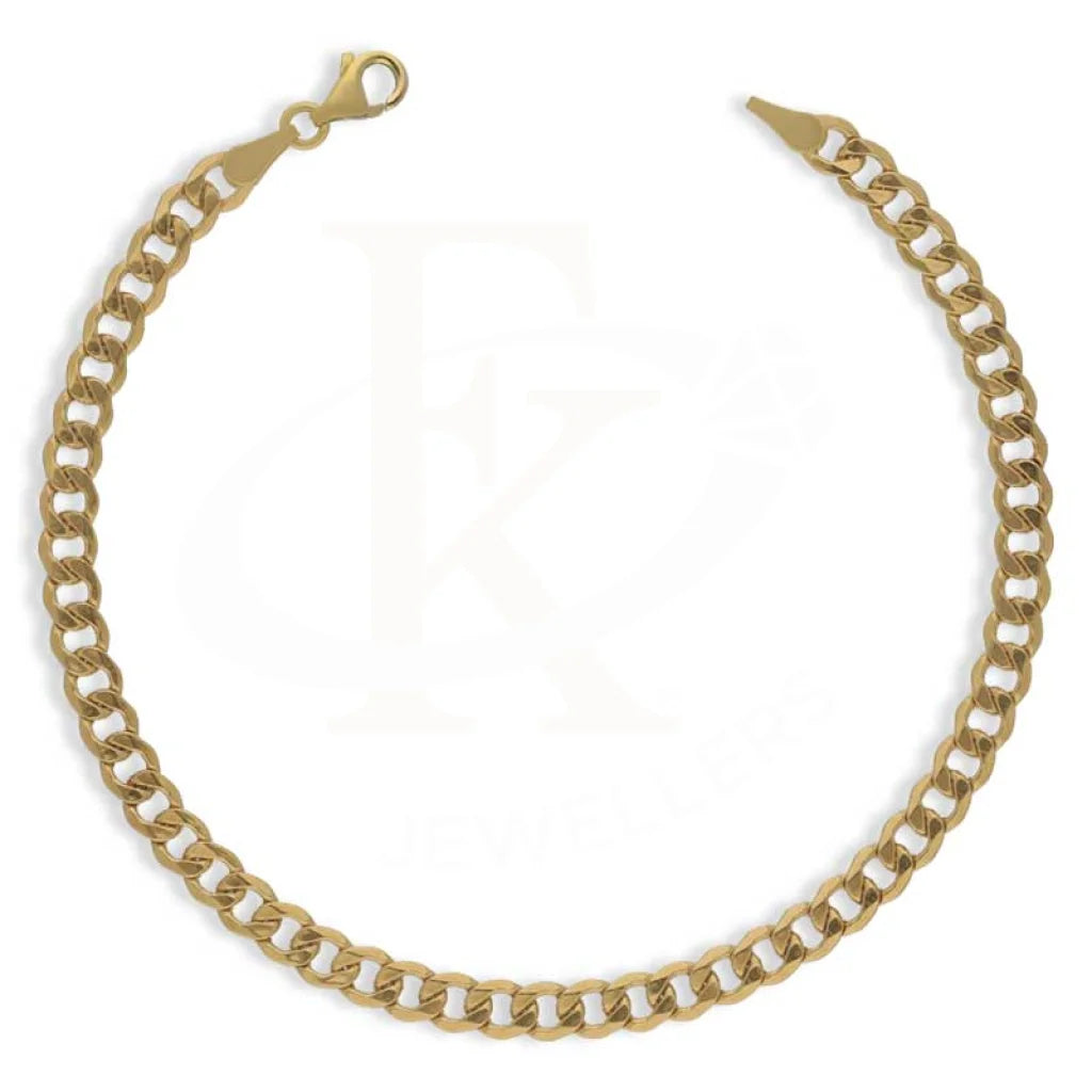 Gold Curb Bracelet 18KT - FKJBRL18K2905