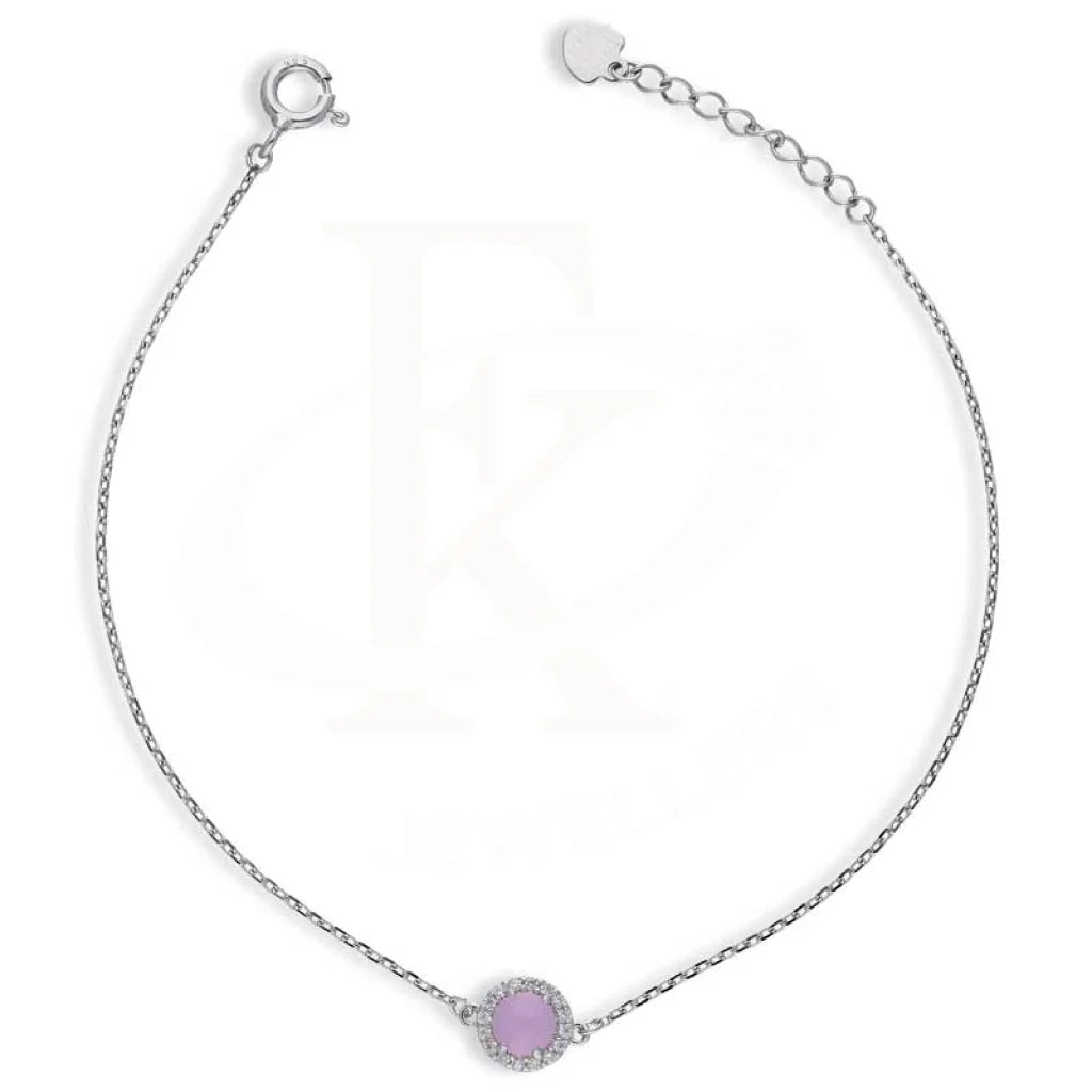 Sterling Silver 925 Round Shaped Bracelet - FKJBRLSL2765