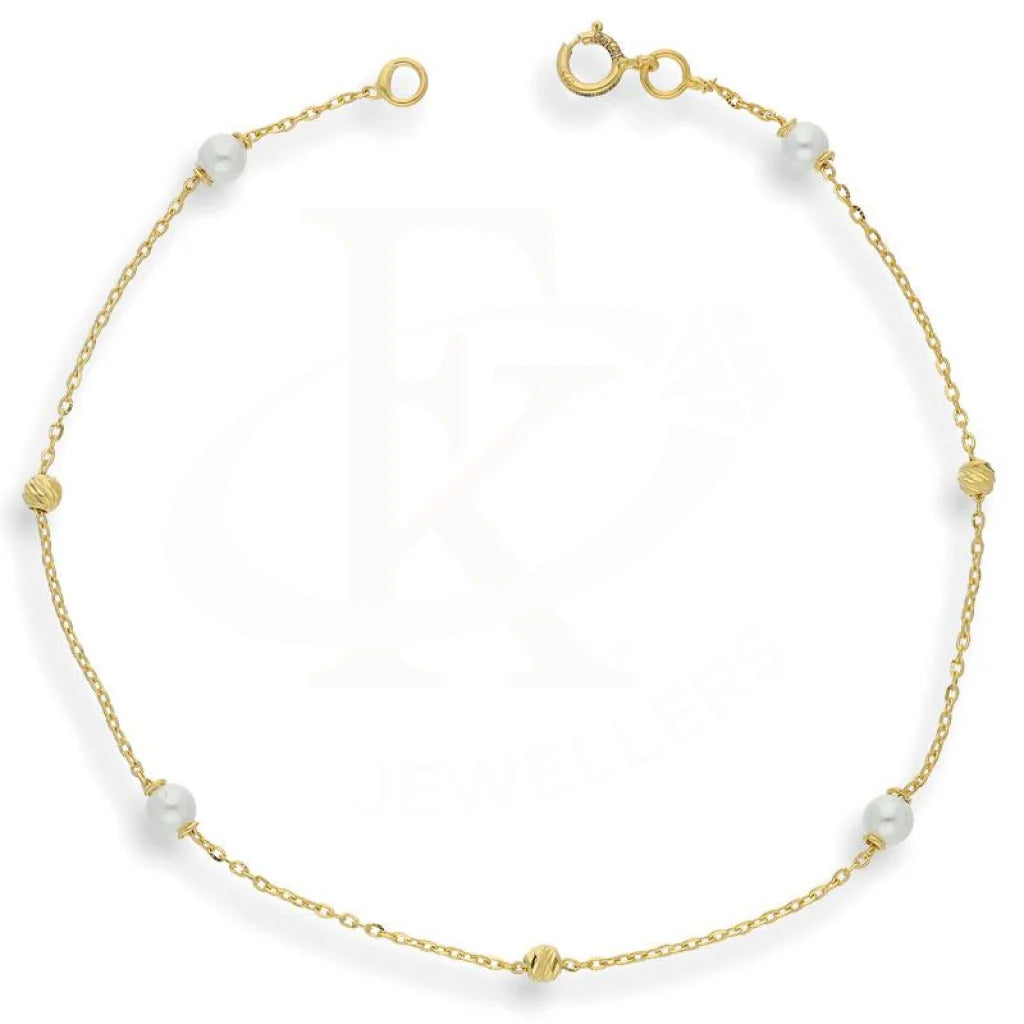 Gold Balls Bracelet 21KT - FKJBRL21K2273