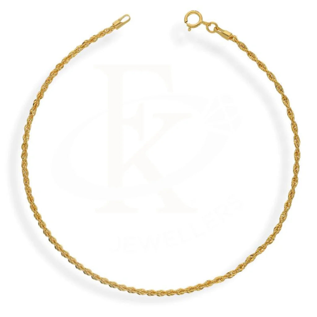 Gold Rope Bracelet 18KT - FKJBRL1772