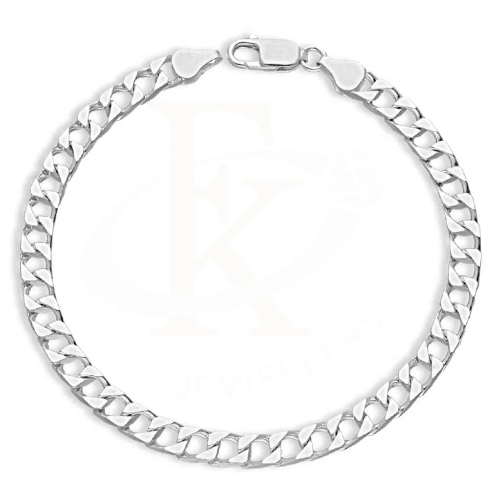 Sterling Silver 925 Men's Curb Bracelet - FKJBRLSL2650