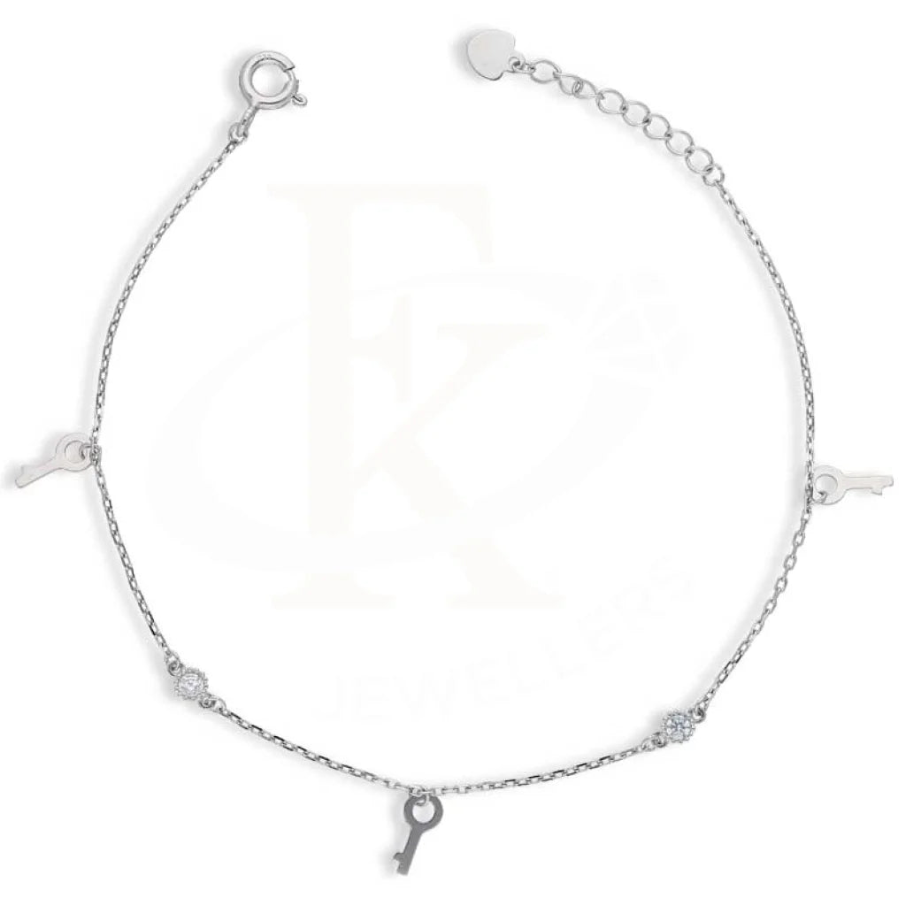 Sterling Silver 925 Keys Bracelet - FKJBRLSL2838