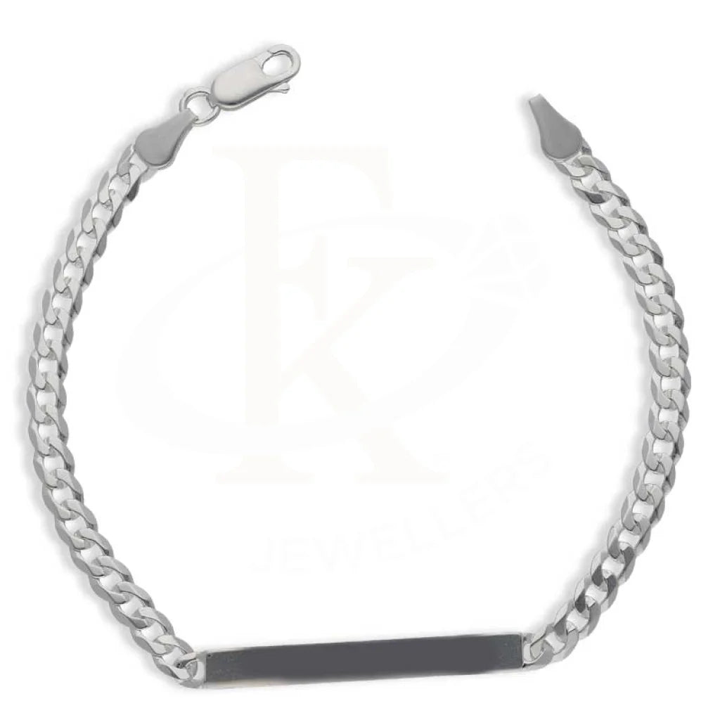 Sterling Silver 925 Men's Curb Bracelet - FKJBRLSL2870