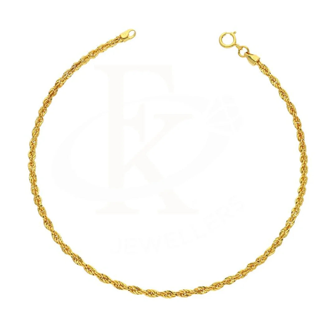 Gold Rope Bracelet 18KT - FKJBRL18K2531