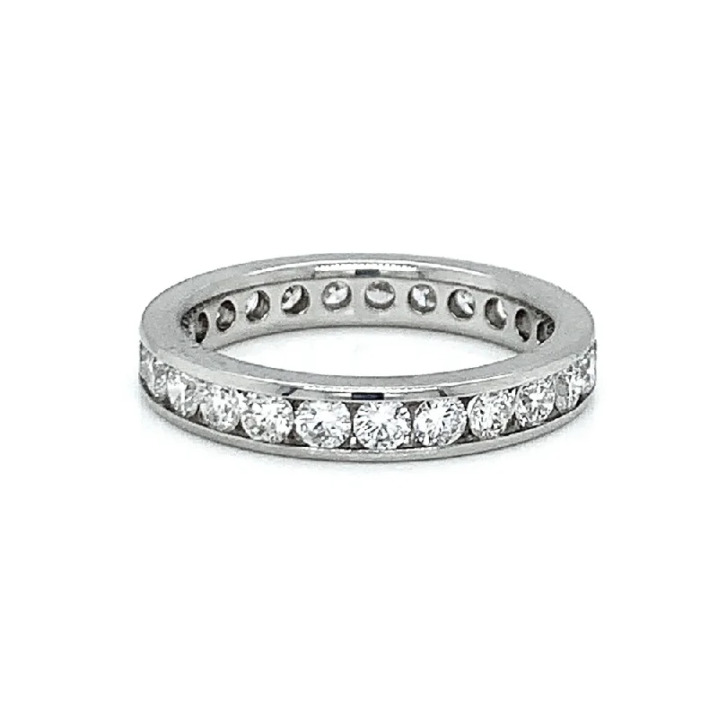 Platinum and Diamond Eternity Ring - "Eternal Romance"