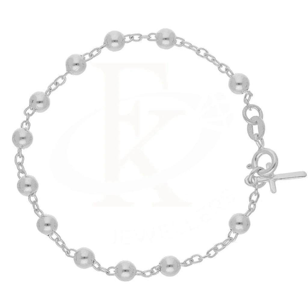 Sterling Silver 925 Rosary Bracelet - FKJBRL1965