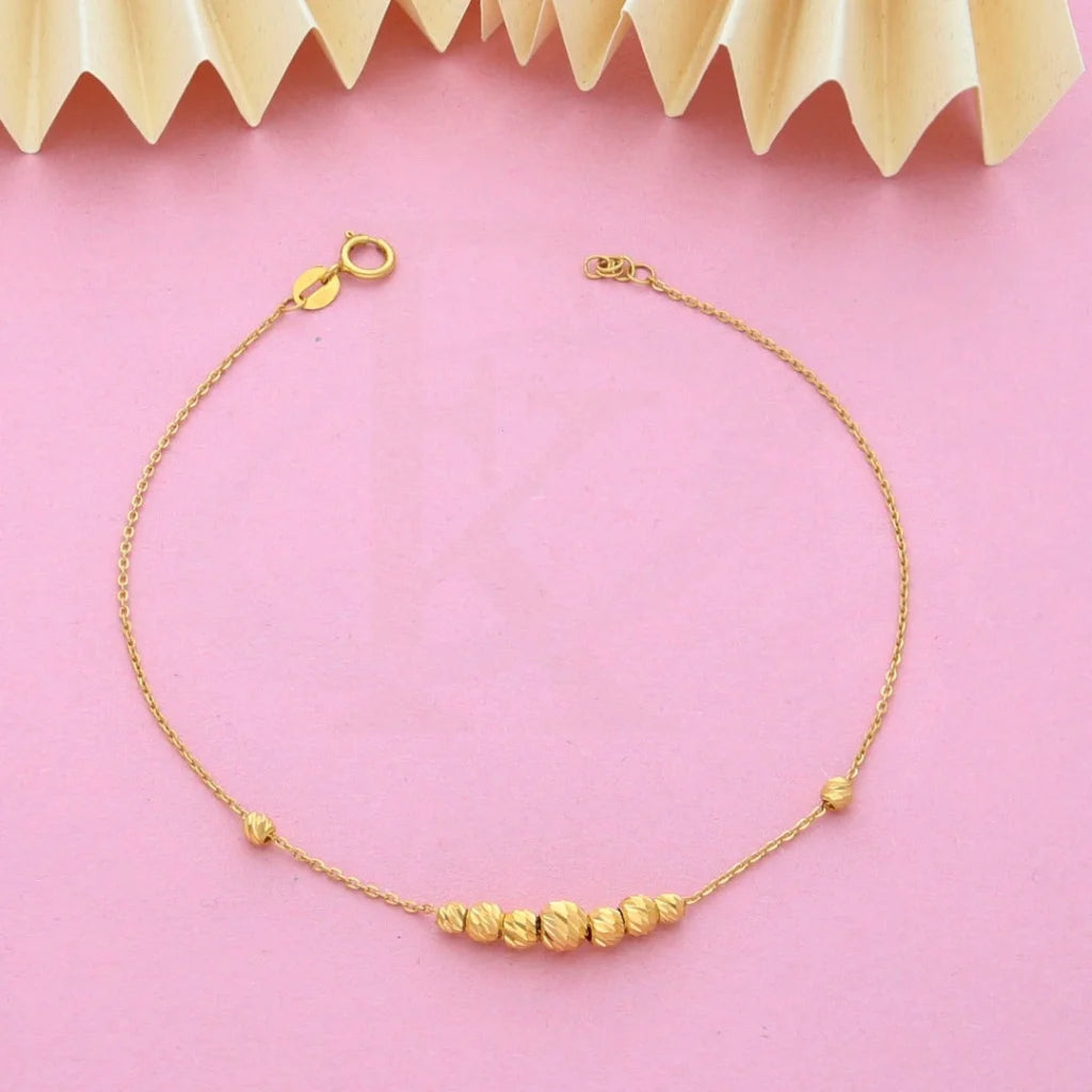 Gold Bracelet With Balls 21KT - FKJBRL21K7812