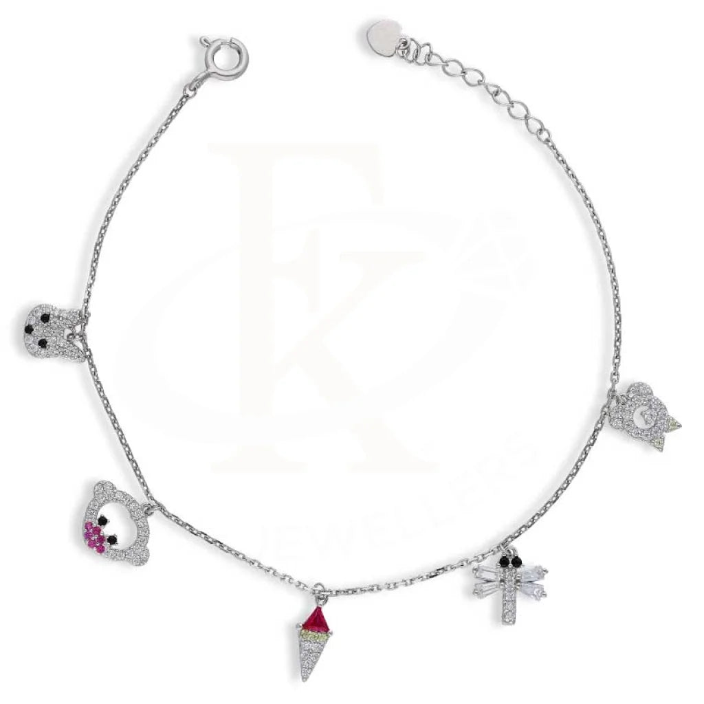 Sterling Silver 925 Charm Bracelet - FKJBRLSL2801