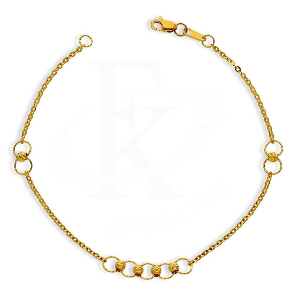 Gold Rings Bracelet 21KT - FKJBRL21K2534