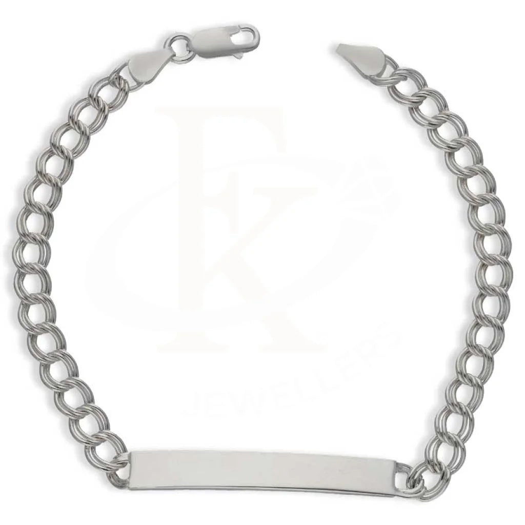 Sterling Silver 925 Men's Curb Bracelet - FKJBRLSL2873