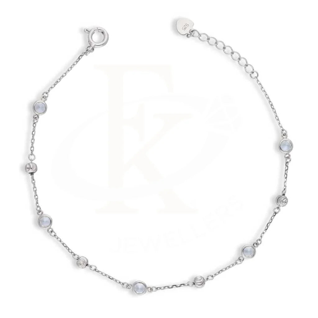 Sterling Silver 925 Solitaires Bracelet - FKJBRLSL2853