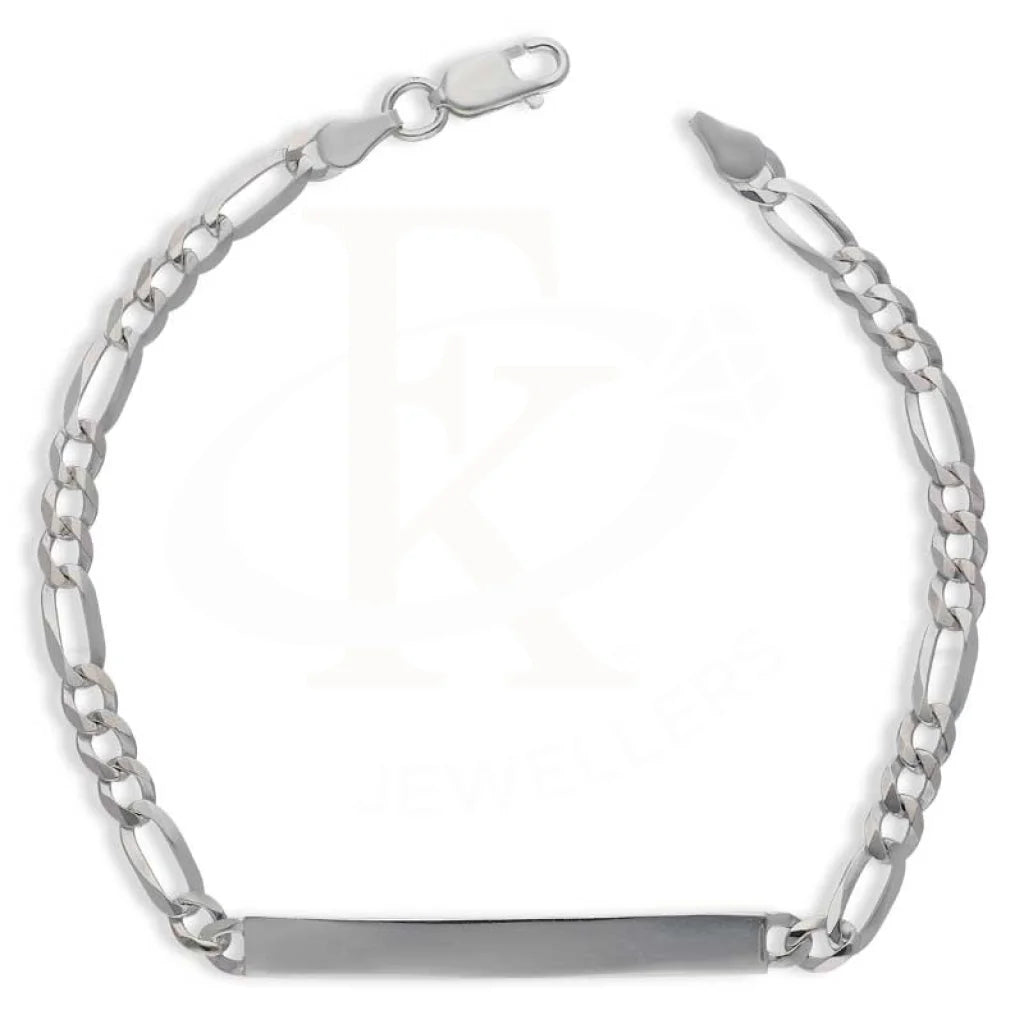 Sterling Silver 925 Men's Figaro Bracelet - FKJBRLSL2869