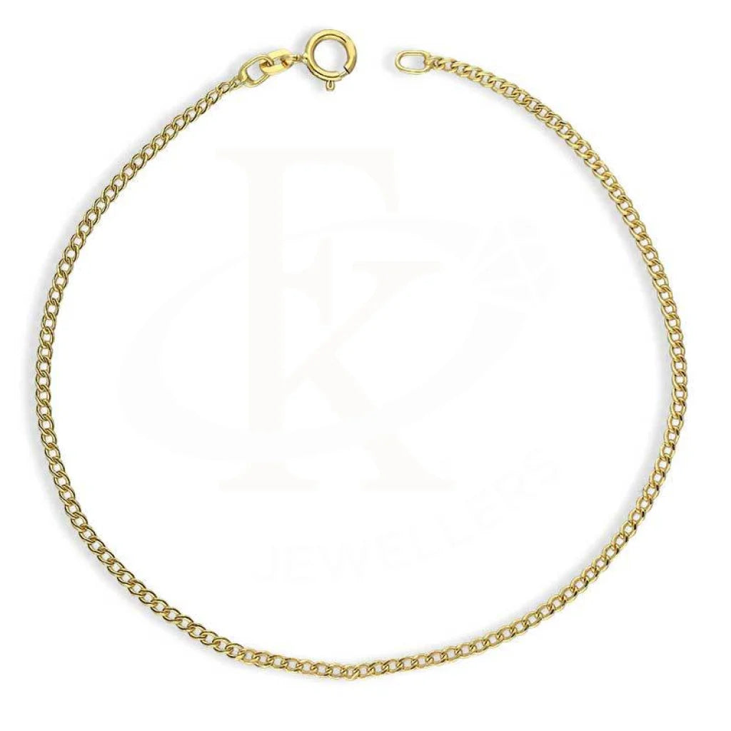 Gold Curb Bracelet 18KT - FKJBRL18K2940