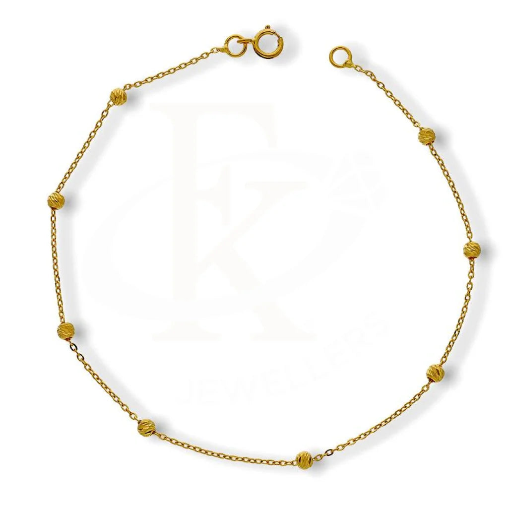 Gold Balls Bracelet 21KT - FKJBRL21K2242