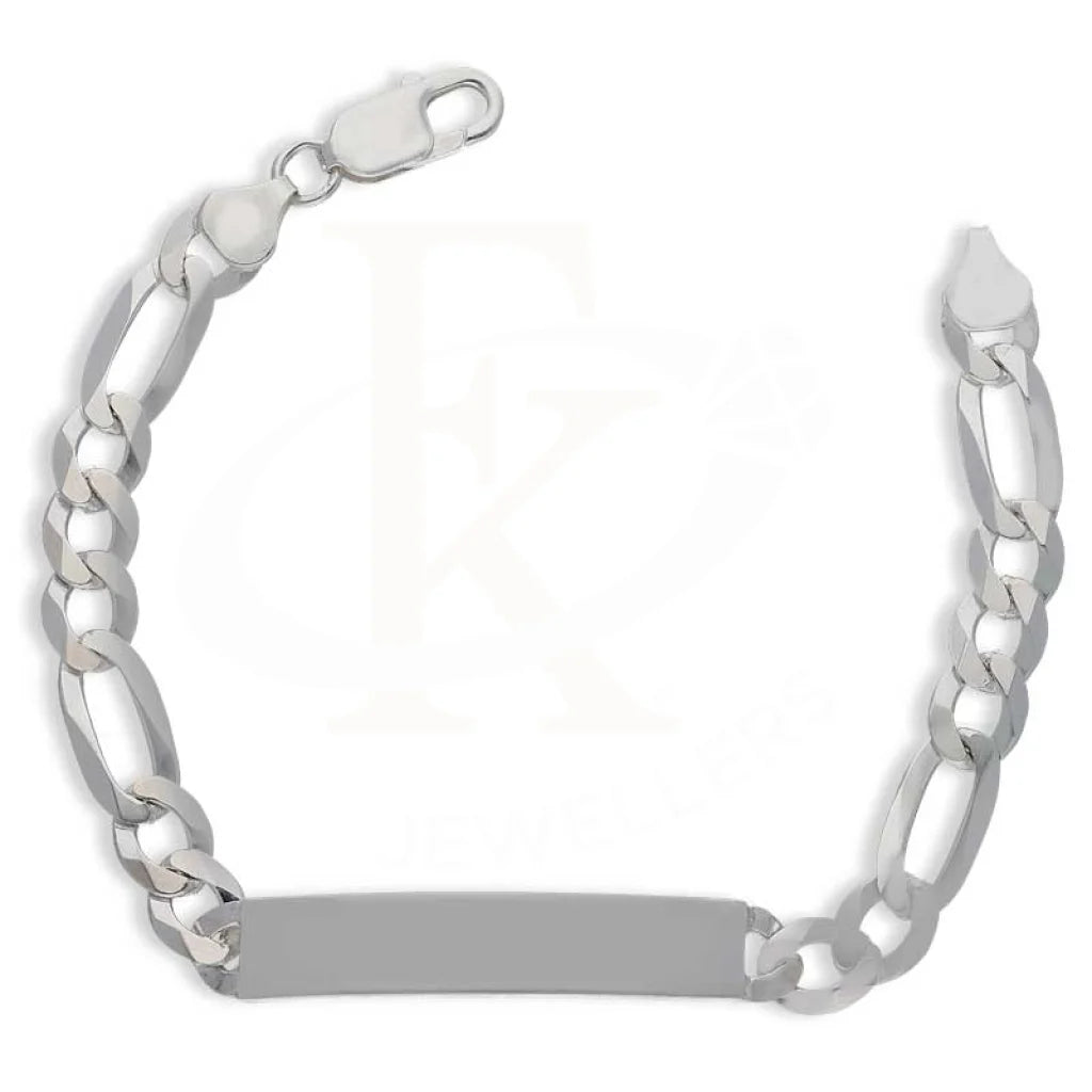 Sterling Silver 925 Men's Figaro Bracelet - FKJBRLSL2878