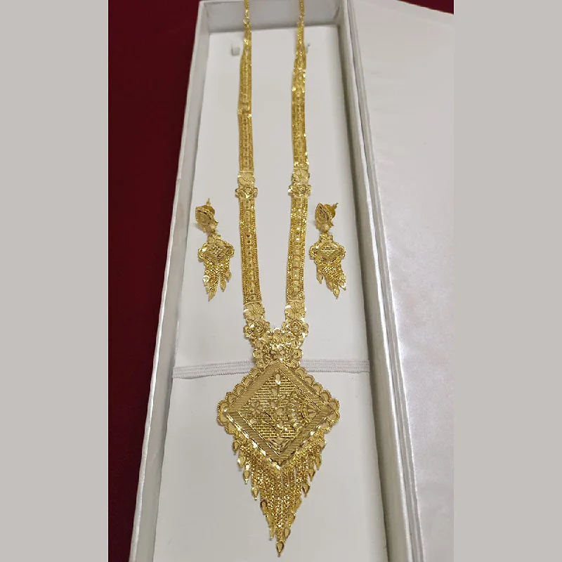 Pari Art Jewellery Forming Long Necklace Set