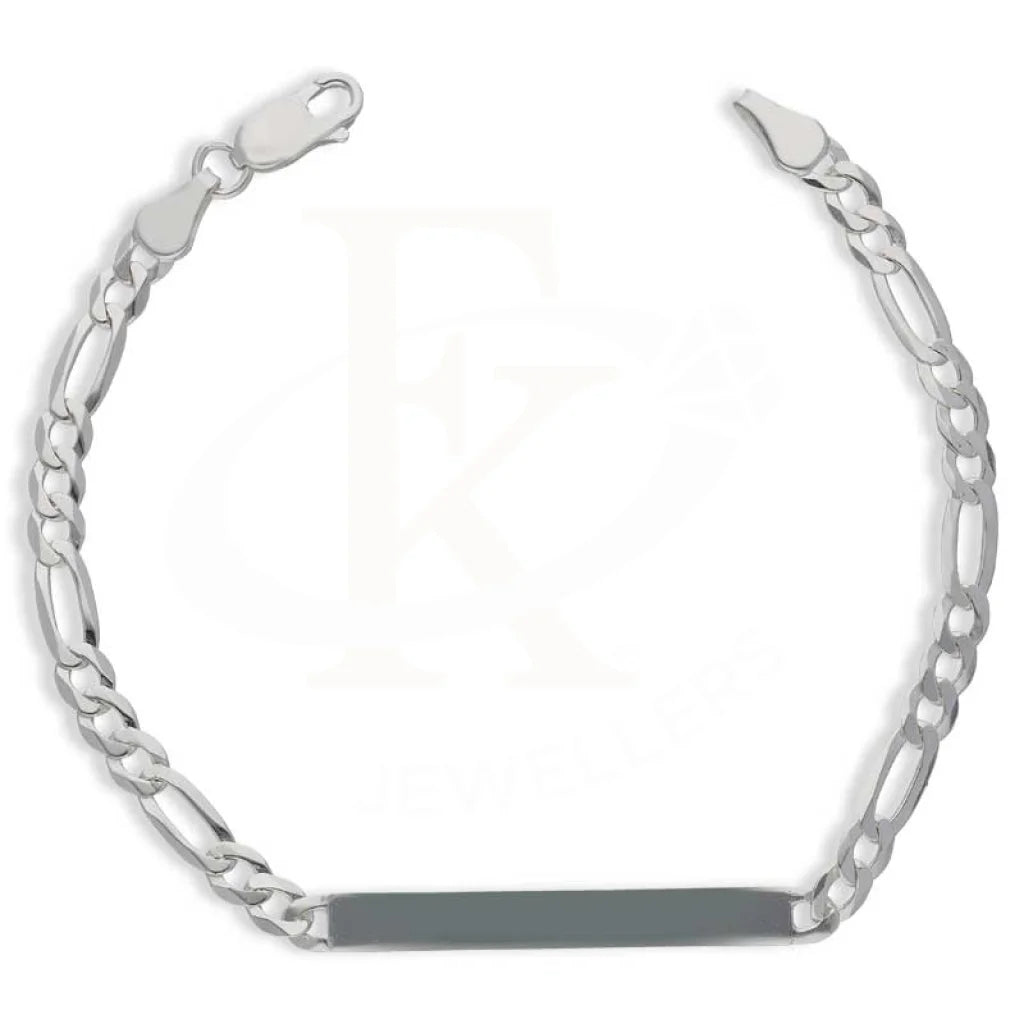 Sterling Silver 925 Men's Figaro Bracelet - FKJBRLSL2877