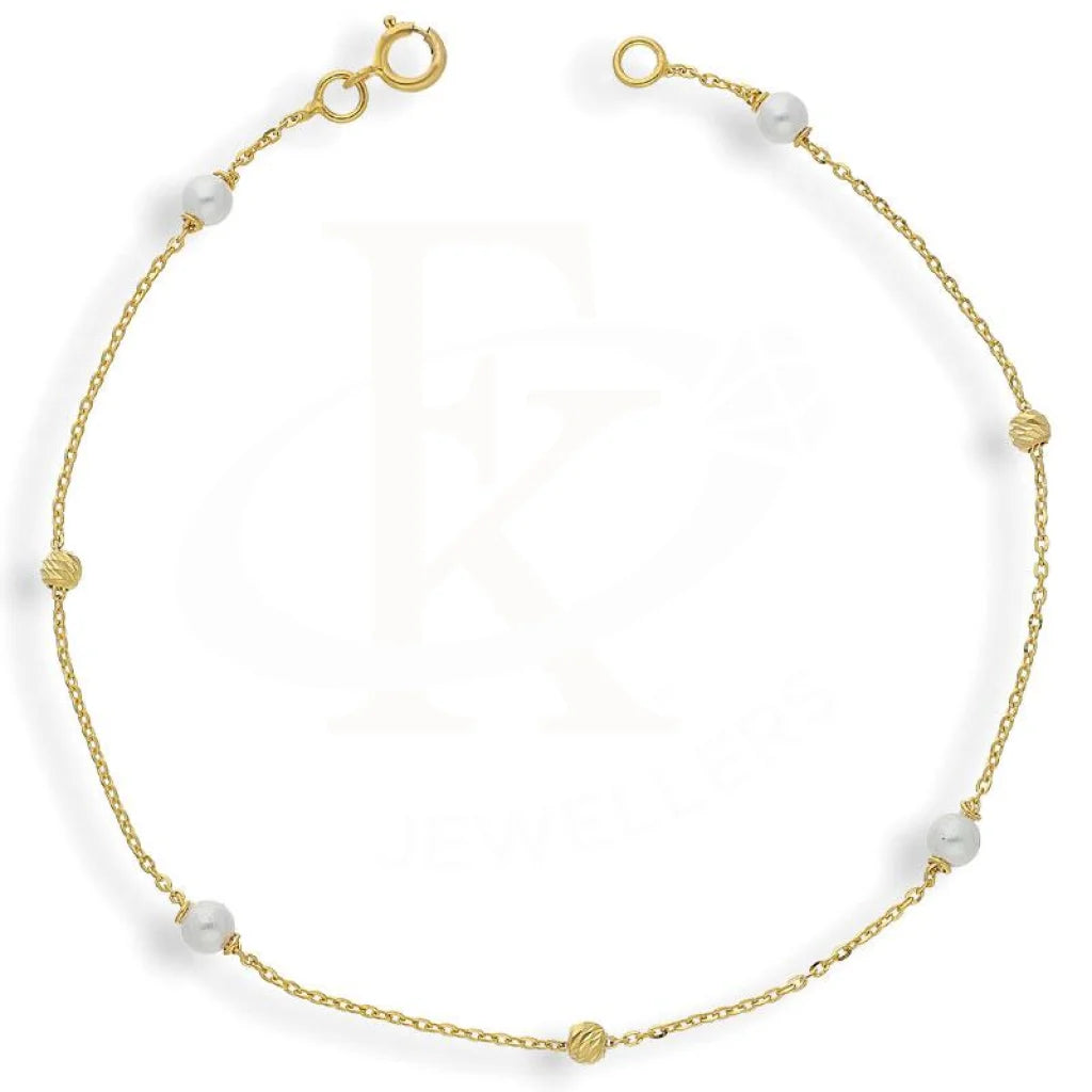 Gold Balls Bracelet 21KT - FKJBRL21K2266