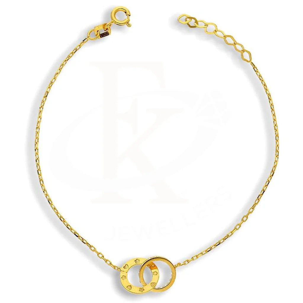 Gold Rings Bracelet 21KT - FKJBRL21K2277