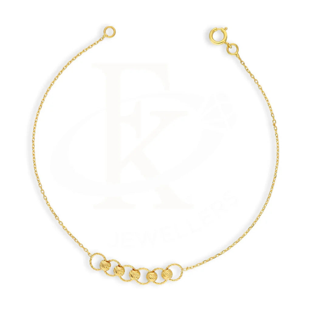 Gold Rings Bracelet 21KT - FKJBRL21KM5093