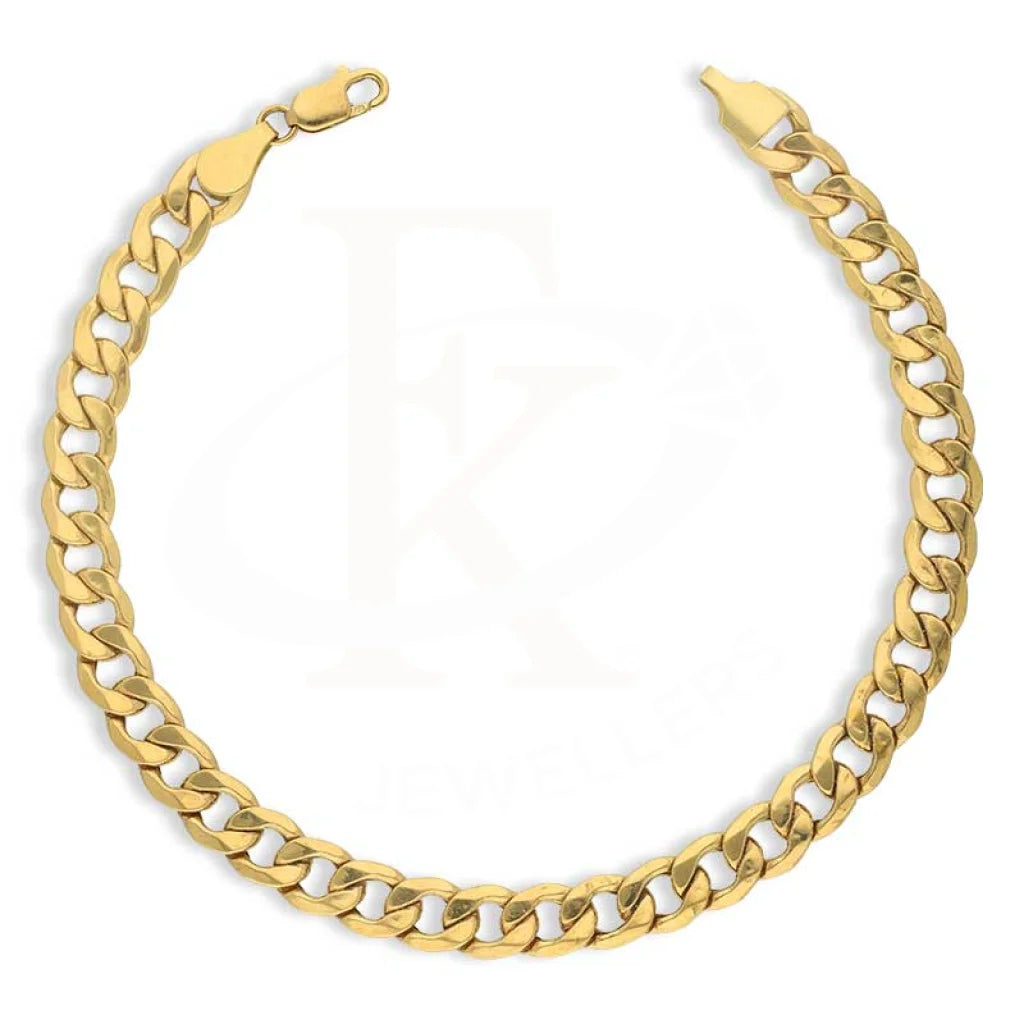 Gold Curb Bracelet 18KT - FKJBRL18K2938