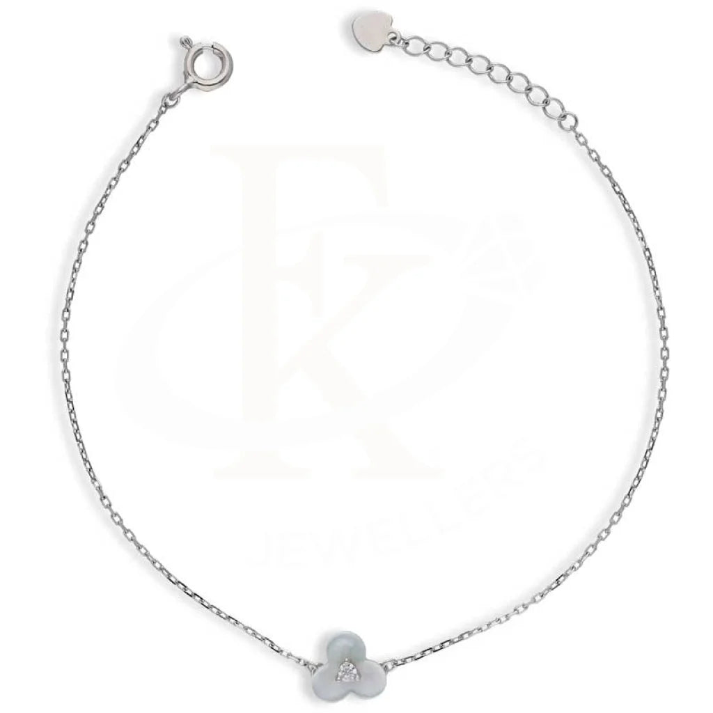 Sterling Silver 925 Flower Bracelet - FKJBRLSL2816