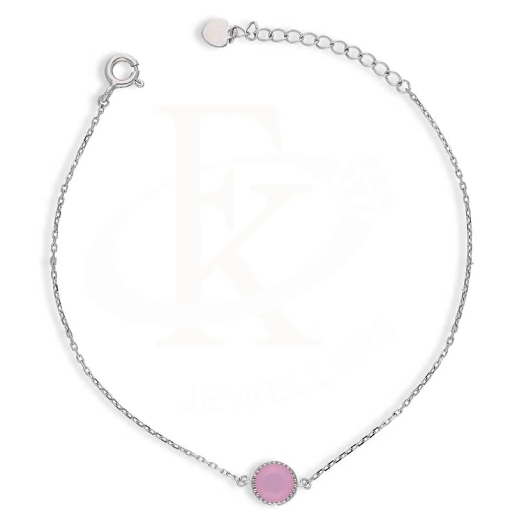 Sterling Silver 925 Round Shaped Bracelet - FKJBRLSL2775